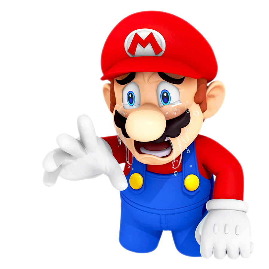 Sad Mario Blank Meme Template