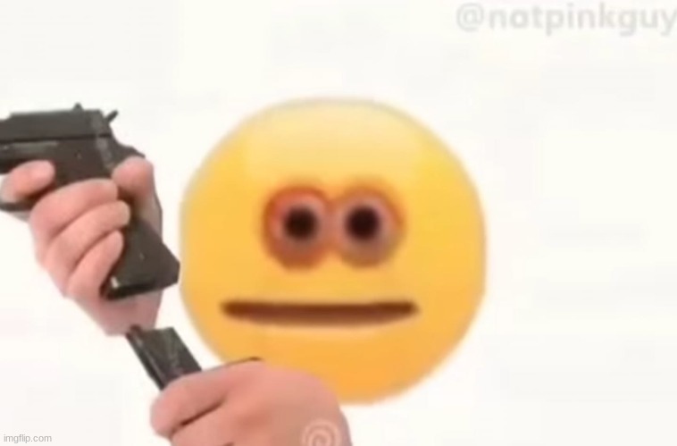 emoji gun | image tagged in emoji gun | made w/ Imgflip meme maker
