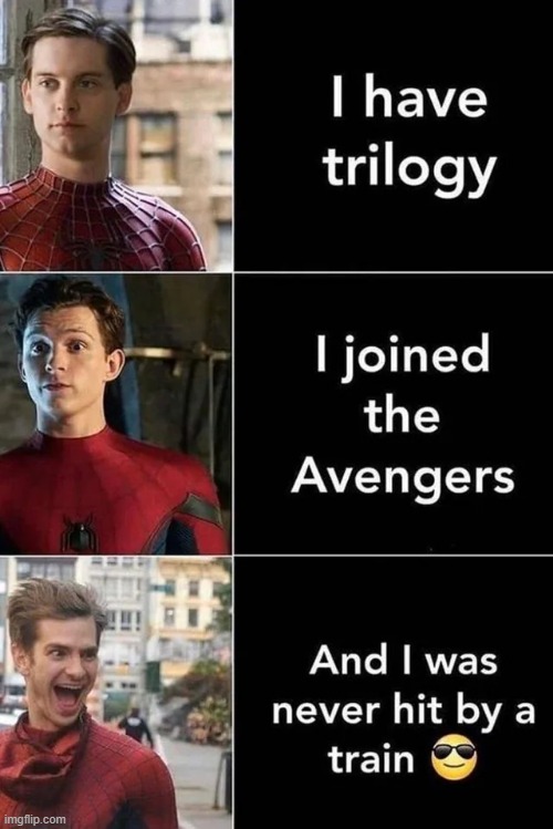 Kinda Lame Andy | image tagged in spiderman | made w/ Imgflip meme maker