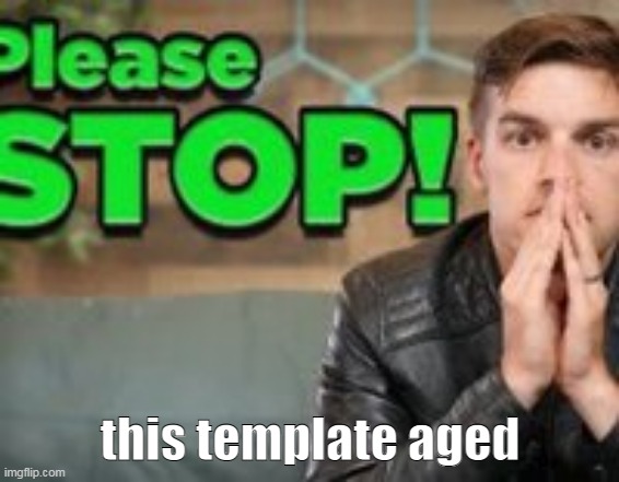 please stop matpat | this template aged | image tagged in please stop matpat | made w/ Imgflip meme maker