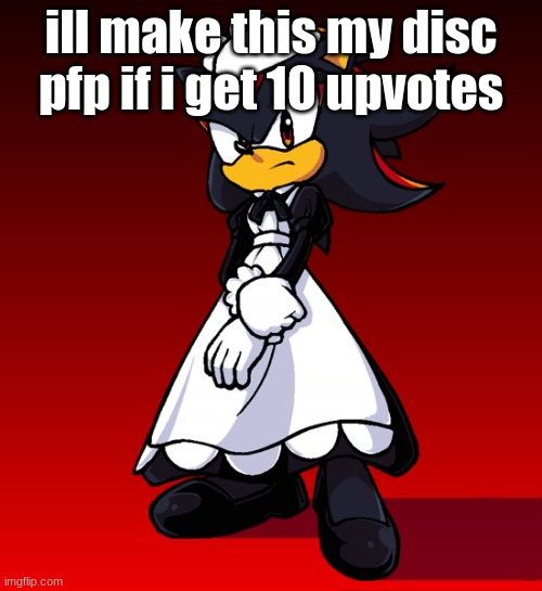 Maid Shadow | ill make this my disc pfp if i get 10 upvotes | image tagged in maid shadow | made w/ Imgflip meme maker