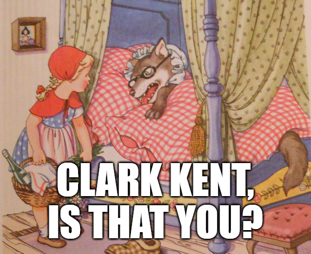 Clark Kent is that you Blank Meme Template