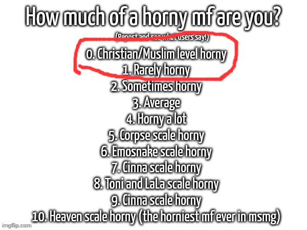 yeah | image tagged in how much of a horny mf are you | made w/ Imgflip meme maker