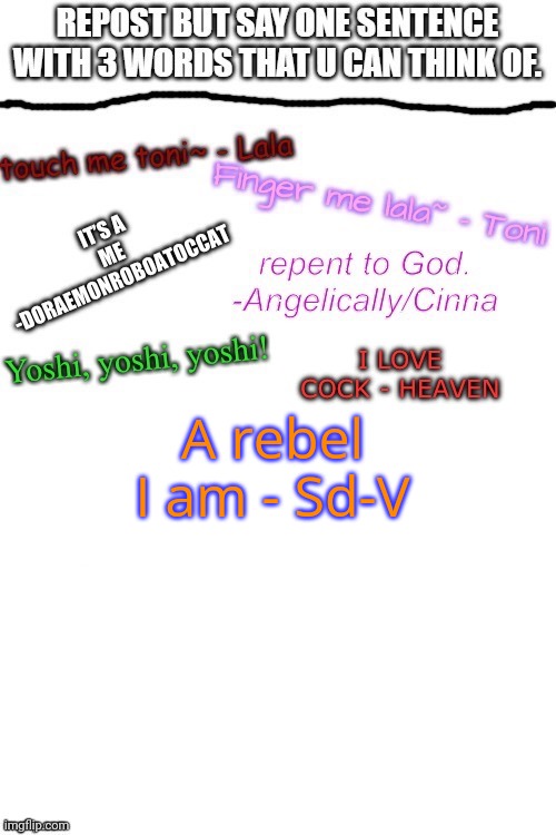 A rebel I am - Sd-V | made w/ Imgflip meme maker