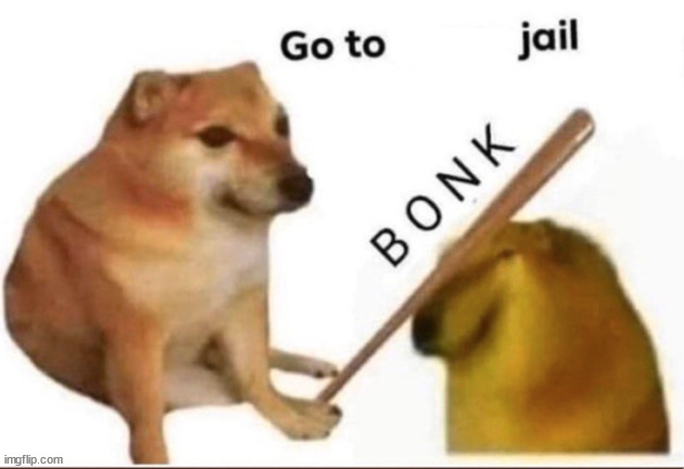 Go to --- Jail Blank Meme Template