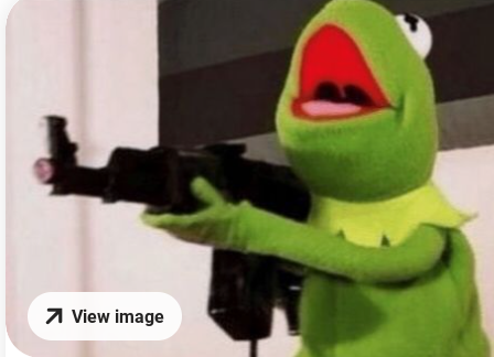 High Quality angy kermit Blank Meme Template