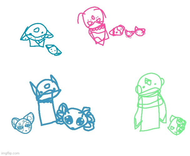 I would draw srs but I'm really tired so have random doodles instead | made w/ Imgflip meme maker