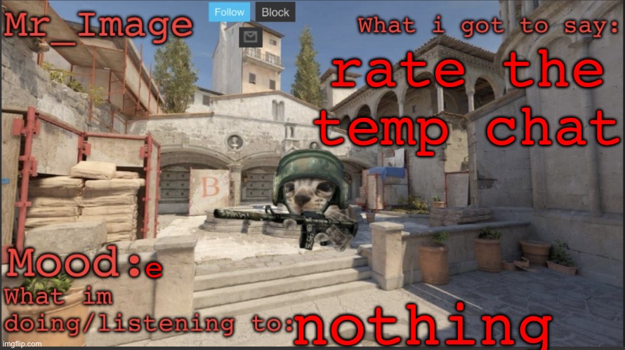 silly critter announcement temp | rate the temp chat; e; nothing | image tagged in silly critter announcement temp | made w/ Imgflip meme maker