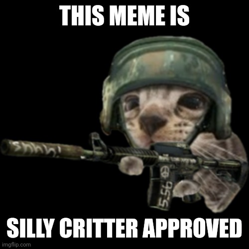 THIS MEME IS SILLY CRITTER APPROVED | image tagged in silly critter | made w/ Imgflip meme maker