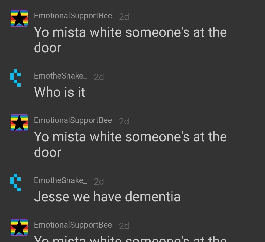 Jesse we have dementia Blank Meme Template