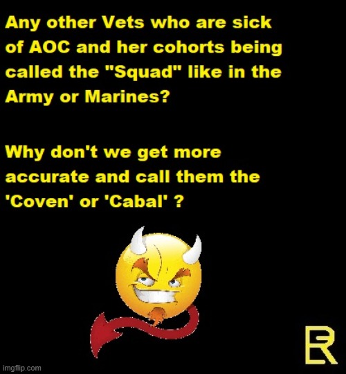 NOT a "Squad"!!! | image tagged in crazy aoc | made w/ Imgflip meme maker