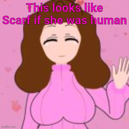 Scarf | This looks like Scarf if she was human | image tagged in scarf | made w/ Imgflip meme maker
