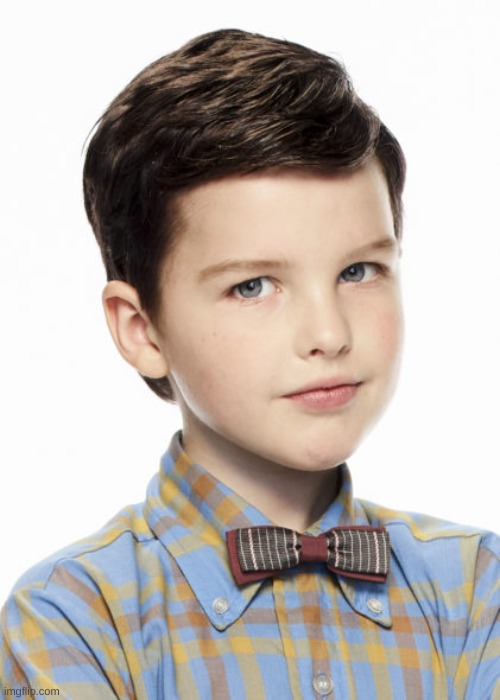 Young Sheldon | image tagged in young sheldon | made w/ Imgflip meme maker