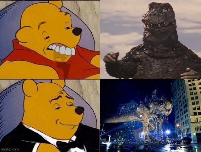 Winnie the Pooh Ugly Tuxedo | image tagged in winnie the pooh ugly tuxedo | made w/ Imgflip meme maker