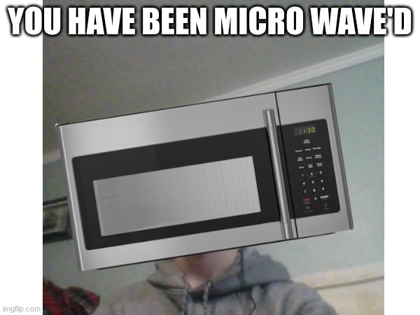 MMMMMMMMMMMMMMMMMMMMMMMMMMMMMMMMMMMMMMMMM | YOU HAVE BEEN MICRO WAVE'D | image tagged in microwave | made w/ Imgflip meme maker