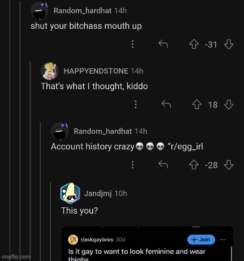 Context: This kid was being homophobic on a homophobic meme | made w/ Imgflip meme maker