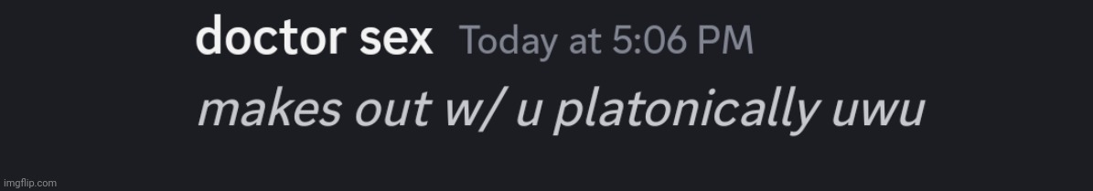 least wild discord message | made w/ Imgflip meme maker