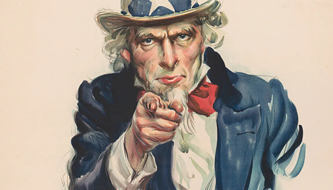 High Quality Uncle Sam Blank Meme Template