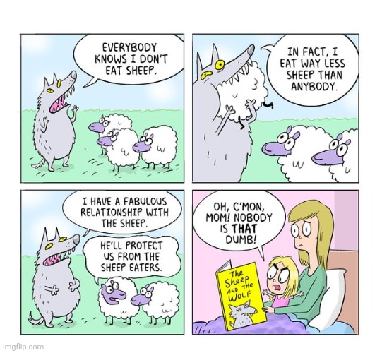 Wolfing down sheep | image tagged in sheep,eating,eat,comics,comics/cartoons,wolf | made w/ Imgflip meme maker
