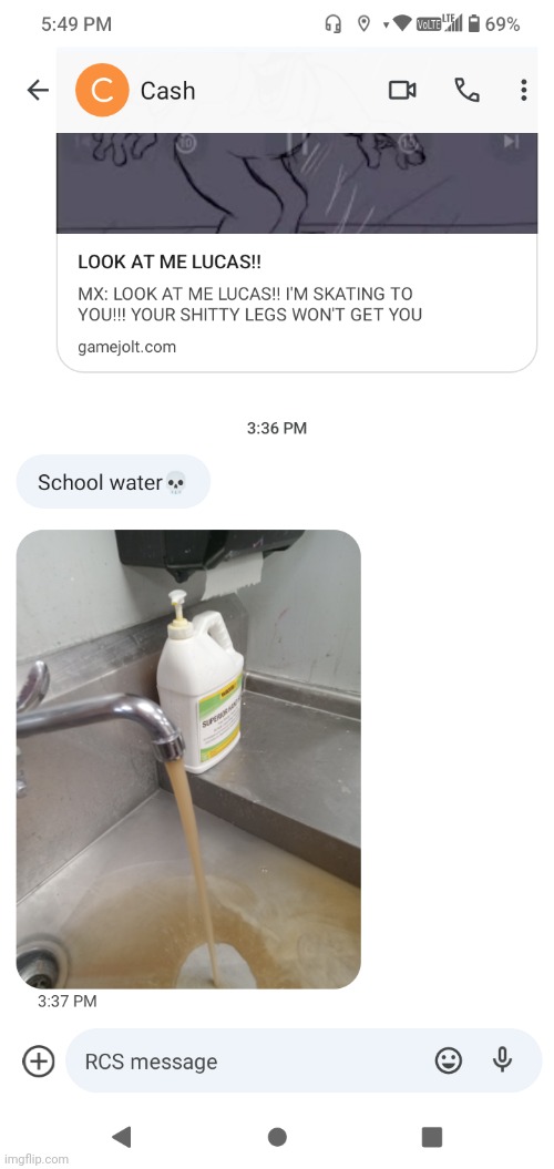 School water | made w/ Imgflip meme maker