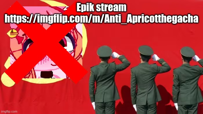 Epik stream

https://imgflip.com/m/Anti_Apricotthegacha | made w/ Imgflip meme maker