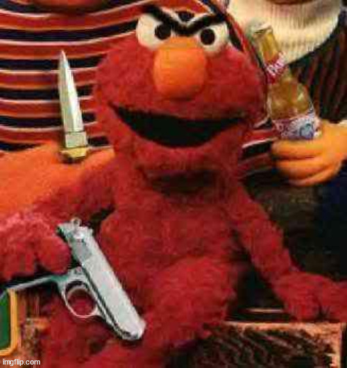 Gangsta Elmo | image tagged in gangsta elmo | made w/ Imgflip meme maker