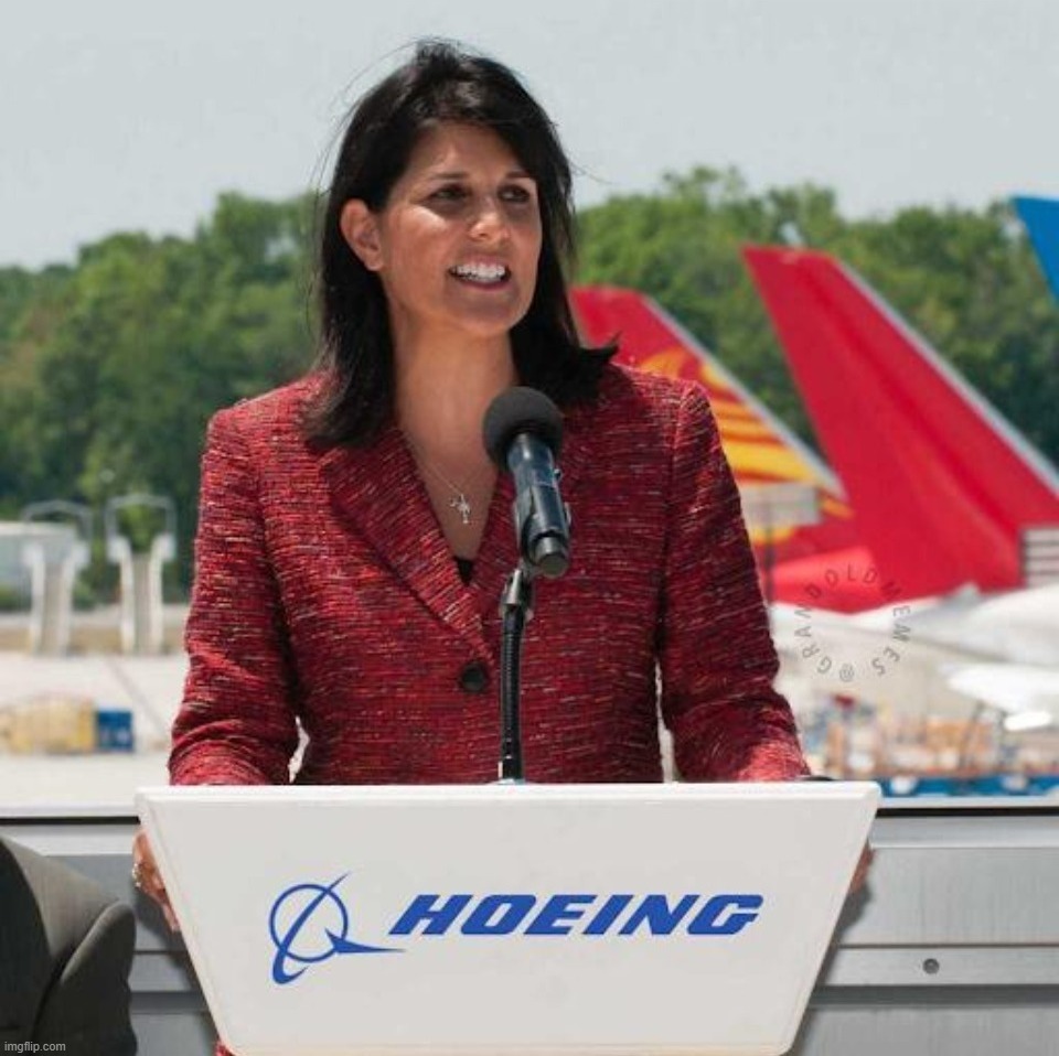 Political Prostitute | image tagged in prostitution,politics,prostitute,nikki haley,ho ho ho,rino | made w/ Imgflip meme maker