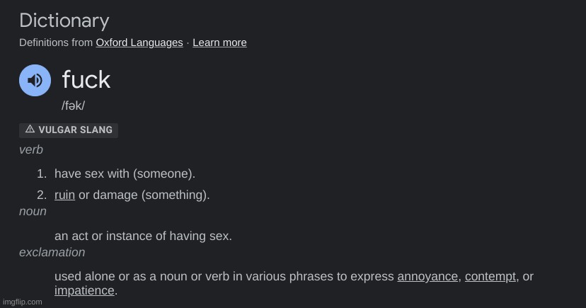 fuck | made w/ Imgflip meme maker