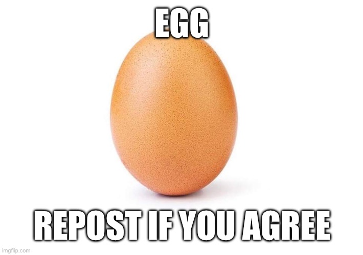 repost egg Blank Meme Template