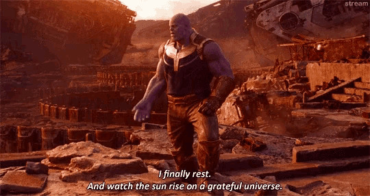 thanos meme Blank Meme Template