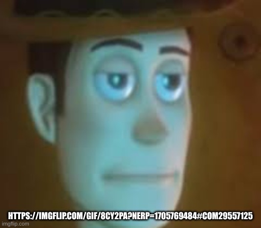 disappointed woody | HTTPS://IMGFLIP.COM/GIF/8CY2PA?NERP=1705769484#COM29557125 | image tagged in disappointed woody | made w/ Imgflip meme maker