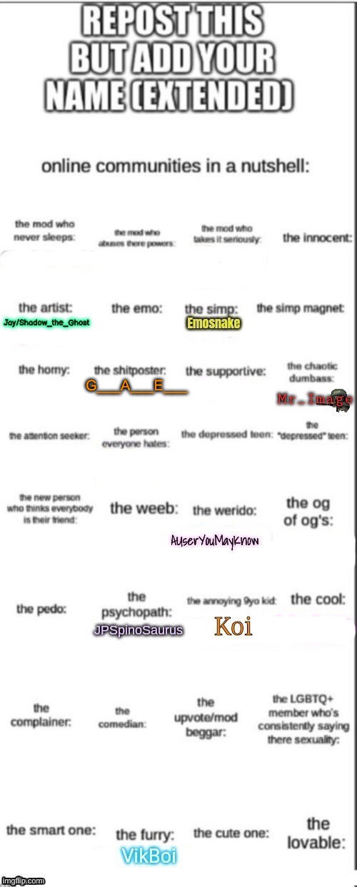 G___A___E___ | made w/ Imgflip meme maker