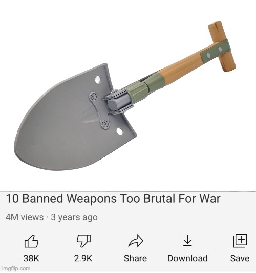 image tagged in market gardener,banned weapons too brutal for war | made w/ Imgflip meme maker