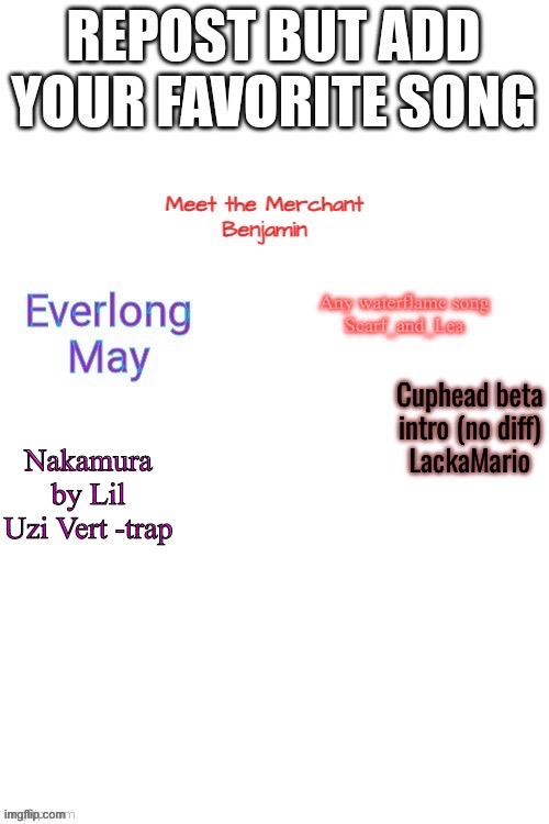 Uzi> any artist | Nakamura by Lil Uzi Vert -trap | made w/ Imgflip meme maker
