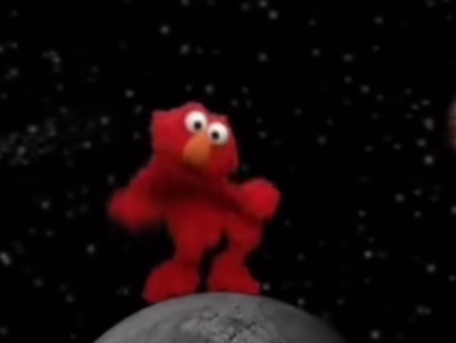 High Quality Elmo dancing to do you wanna go around the world Blank Meme Template