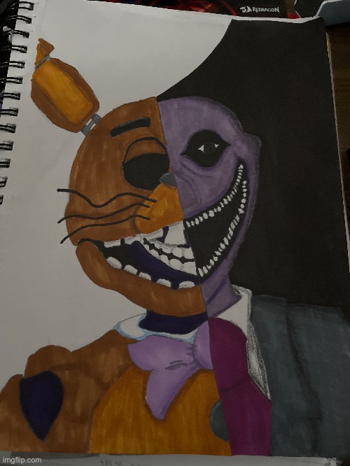 “Your fear will consume you” | image tagged in fnaf,art | made w/ Imgflip meme maker