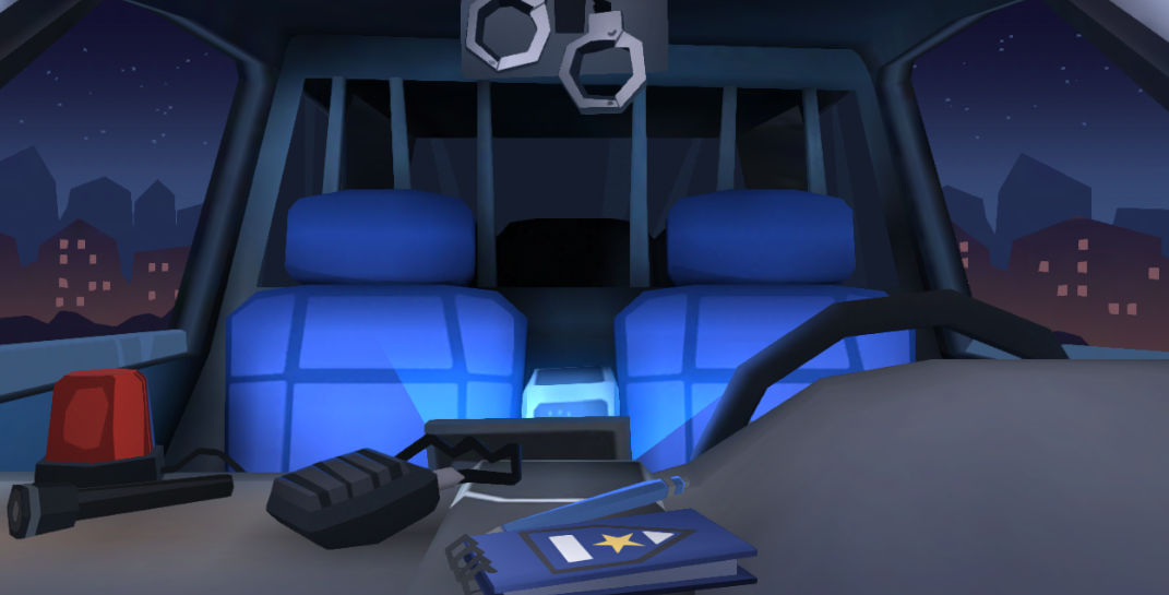 Inside Police Car Blank Meme Template