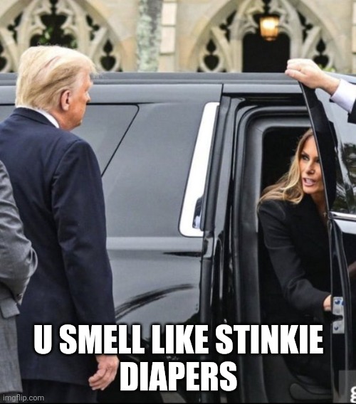 stinking | U SMELL LIKE STINKIE
DIAPERS | image tagged in smelly diapers,trump | made w/ Imgflip meme maker