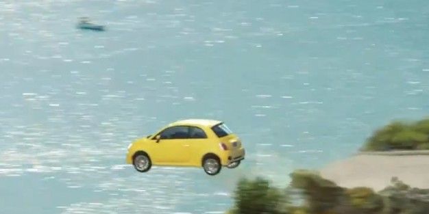 High Quality Fiat Over Cliff Blank Meme Template