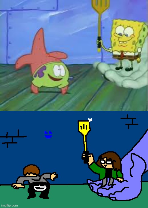 This is like- part 3 now of the SpongeBob stuff | image tagged in drawing | made w/ Imgflip meme maker