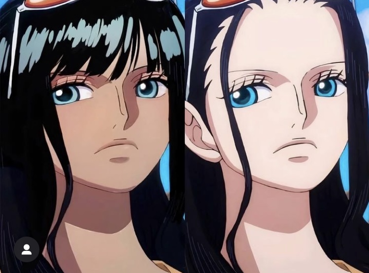 High Quality Nico Robin ( both versions ) Blank Meme Template