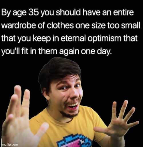 Optimism clothing | image tagged in mrbeast | made w/ Imgflip meme maker