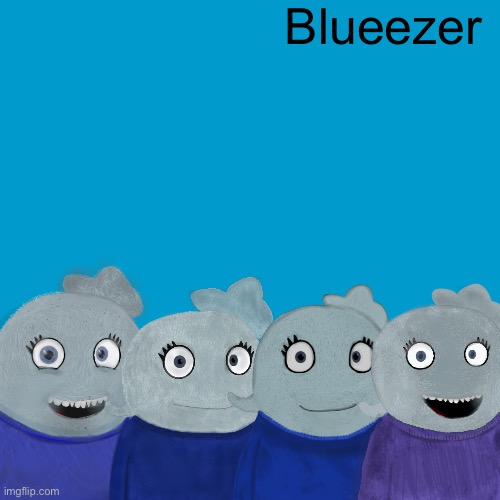 4 wooooman | Blueezer | image tagged in blank weezer blue album edit | made w/ Imgflip meme maker