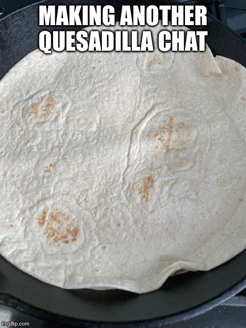 MAKING ANOTHER QUESADILLA CHAT | made w/ Imgflip meme maker