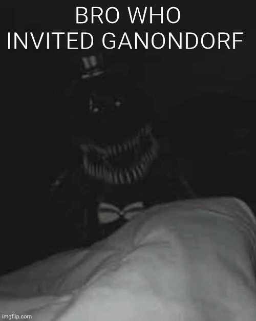 bro my _____ is acting weird | BRO WHO INVITED GANONDORF | image tagged in bro my _____ is acting weird | made w/ Imgflip meme maker