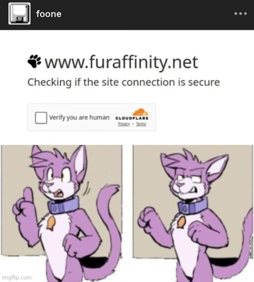 Never thought this template would be used by me one day | image tagged in furry hold on,protogen be like,funny,memes,furry,capcha destroying the furry population | made w/ Imgflip meme maker