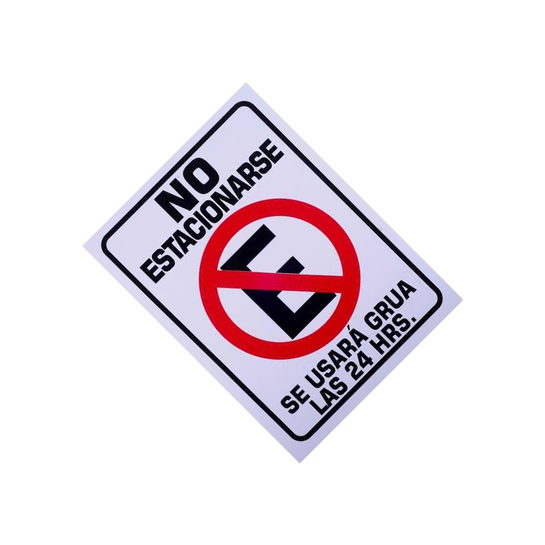 No E estacionarse se usará grua Blank Meme Template