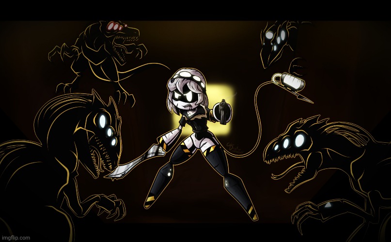 V's last stand (Art by ColorDrake) | made w/ Imgflip meme maker