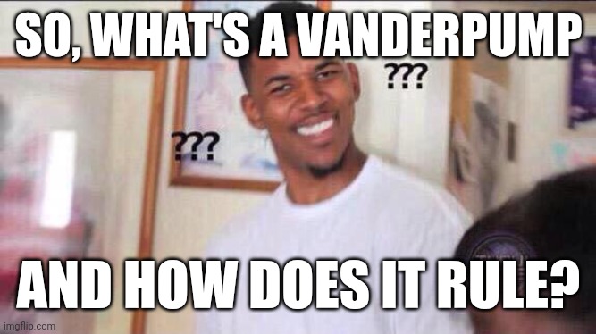 We all want to know... | SO, WHAT'S A VANDERPUMP; AND HOW DOES IT RULE? | image tagged in black guy confused,tv shows,these are confusing times,funny memes | made w/ Imgflip meme maker