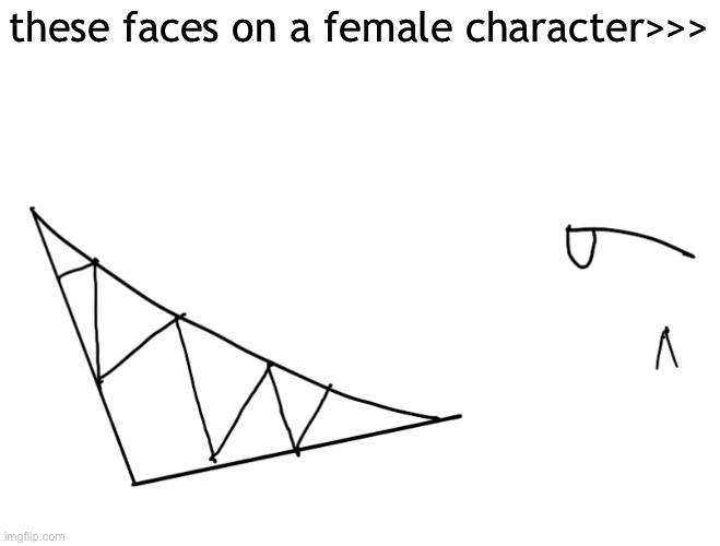 pleas make an oc using these faces i would go down bad | these faces on a female character>>> | made w/ Imgflip meme maker